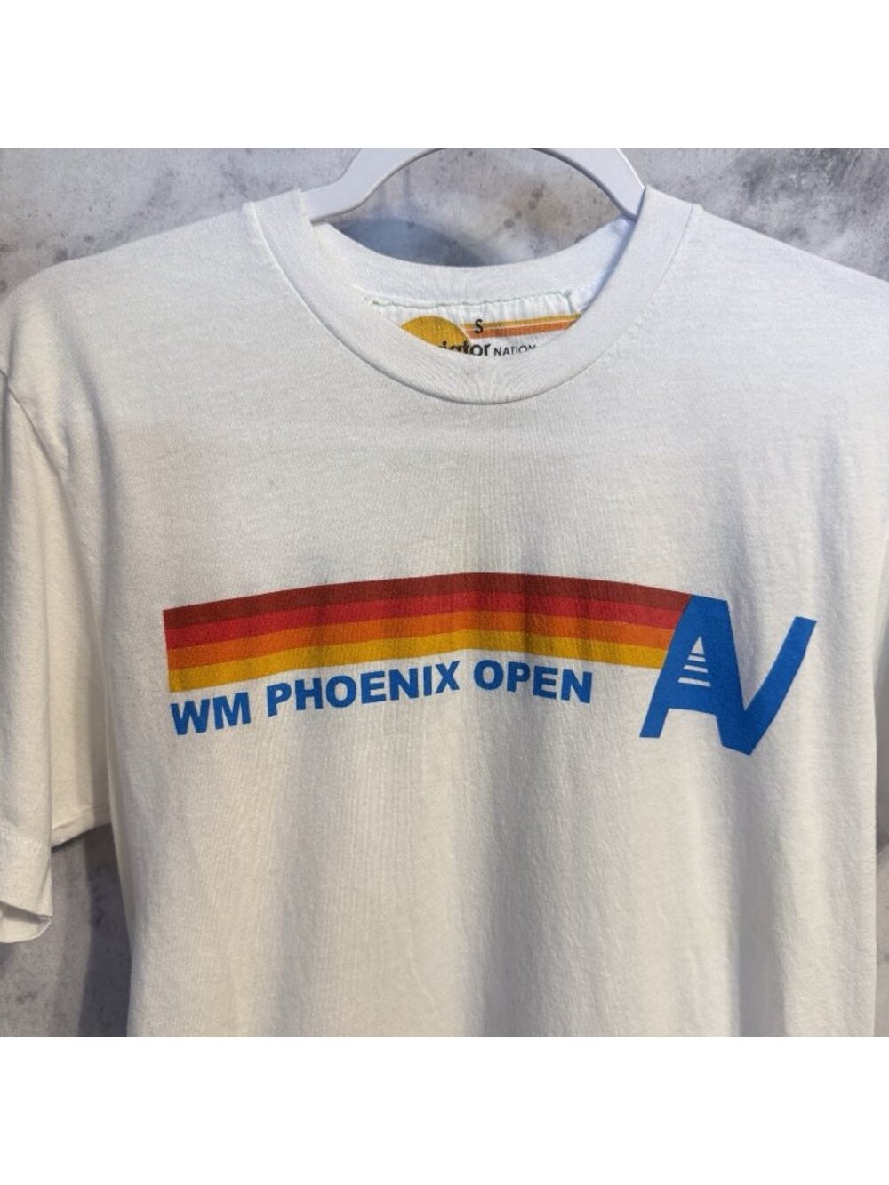 Aviator Nation WM Phoenix Open T Shirt Small White Let The Good Times Roll Tee S